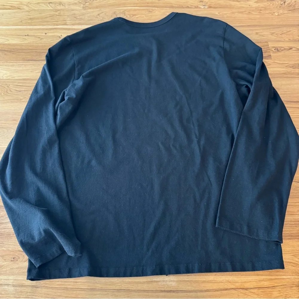 The North Face Long Sleeve Shirt Men’s XL Trail Run Mtn. Tour Black Mountains
